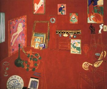 Henri Emile Benoit Matisse : the red studio